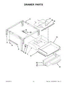 07 - Drawer Parts parts for Kitchenaid Range KGSS907SBL02 from AppliancePartsPros.com