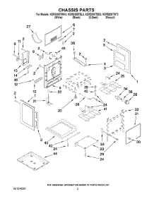 03 - Chassis Parts parts for Kitchenaid Range KERS205TWH3 from AppliancePartsPros.com
