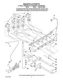 04 - Manifold Parts parts for Kitchenaid Range KGRS205TBL2 from AppliancePartsPros.com