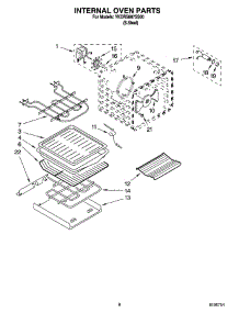 05 - Internal Oven Parts parts for Whirlpool Range YKDRS807SS00 from AppliancePartsPros.com