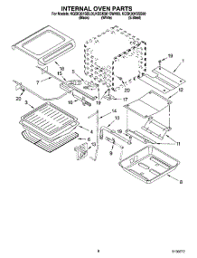 05 - Internal Oven Parts parts for Kitchenaid Range KGSK901SSS00 from AppliancePartsPros.com