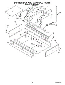 07 - Burner Box And Manifold Parts parts for Whirlpool Range YKDRP467RS01 from AppliancePartsPros.com