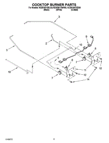 06 - Cooktop Burner Parts parts for Kitchenaid Range KGSK901SWH00 from AppliancePartsPros.com