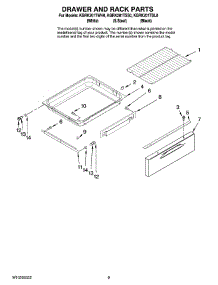 06 - Drawer And Rack Parts, Optional Parts (Not Included) parts for Kitchenaid Range KGRK201TBL0 from AppliancePartsPros.com