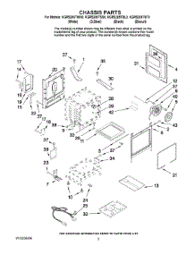03 - Chassis Parts parts for Kitchenaid Range KGRS205TBL0 from AppliancePartsPros.com