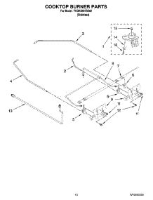 07 - Cooktop Burner Parts parts for Whirlpool Range YKDRS807SS02 from AppliancePartsPros.com