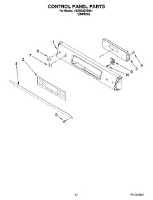 09 - Control Panel Parts, Optional Parts (Not Included) parts for Whirlpool Range YKDRS807SS01 from AppliancePartsPros.com