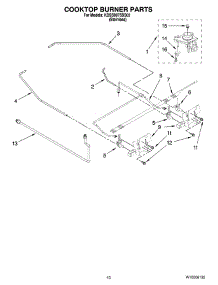 07 - Cooktop Burner Parts parts for Kitchenaid Range KDSS907SSS03 from AppliancePartsPros.com