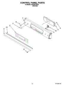 09 - Control Panel Parts, Optional Parts (Not Included) parts for Kitchenaid Range KDSS907SSS03 from AppliancePartsPros.com