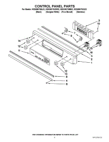 05 - Control Panel Parts parts for Kitchenaid Range KESS907SSS02 from AppliancePartsPros.com