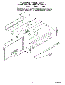 02 - Control Panel Parts parts for Kitchenaid Range KGRK201TSS0 from AppliancePartsPros.com
