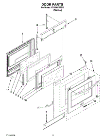 03 - Door Parts parts for Kitchenaid Range KDSS907SSS02 from AppliancePartsPros.com