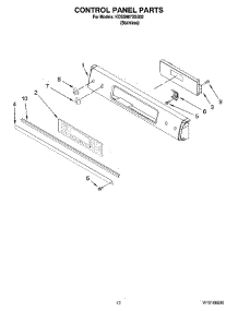 09 - Control Panel Parts, Optional Parts (Not Included) parts for Kitchenaid Range KDSS907SSS02 from AppliancePartsPros.com