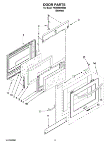 03 - Door Parts parts for Whirlpool Range YKDSS907SS02 from AppliancePartsPros.com