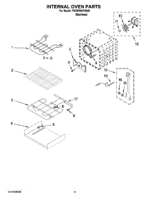 06 - Internal Oven Parts parts for Whirlpool Range YKDSS907SS02 from AppliancePartsPros.com