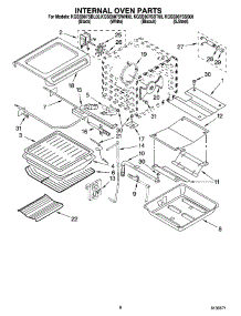 05 - Internal Oven Parts parts for Kitchenaid Range KGSS907SWH00 from AppliancePartsPros.com