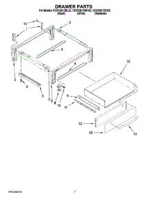04 - Drawer Parts parts for Kitchenaid Range KESK901SSS02 from AppliancePartsPros.com