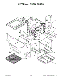 08 - Internal Oven Parts parts for Kitchenaid Range KGSS907SBL01 from AppliancePartsPros.com