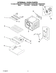 06 - Internal Oven Parts parts for Kitchenaid Range KERS807SBL02 from AppliancePartsPros.com