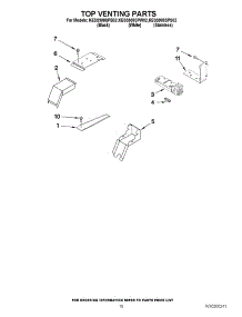 07 - Top Venting Parts parts for Kitchenaid Range KESS908SPS02 from AppliancePartsPros.com