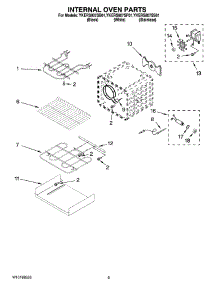 06 - Internal Oven Parts parts for Whirlpool Range YKERS807SS01 from AppliancePartsPros.com