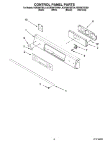 09 - Control Panel Parts, Optional Parts (Not Included) parts for Kitchenaid Range KGRS807SBT01 from AppliancePartsPros.com