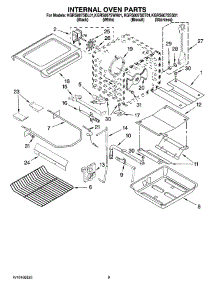 06 - Internal Oven Parts parts for Kitchenaid Range KGRS807SBL01 from AppliancePartsPros.com