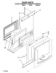 03 - Door Parts parts for Kitchenaid Range KESS908SPW01 from AppliancePartsPros.com