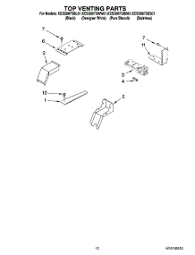 07 - Top Venting Parts, Optional Parts parts for Kitchenaid Range KESS907SSS01 from AppliancePartsPros.com