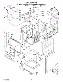 02 - Oven Parts parts for Kitchenaid Range KESS908SPB01 from AppliancePartsPros.com