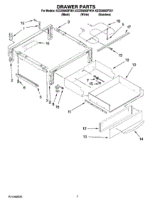 04 - Drawer Parts parts for Kitchenaid Range KESS908SPS01 from AppliancePartsPros.com