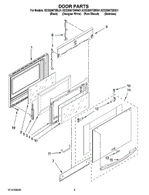 03 - Door Parts parts for Kitchenaid Range KESS907SBB01 from AppliancePartsPros.com