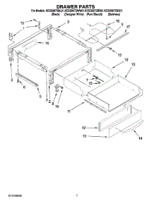 04 - Drawer Parts parts for Kitchenaid Range KESS907SBB01 from AppliancePartsPros.com