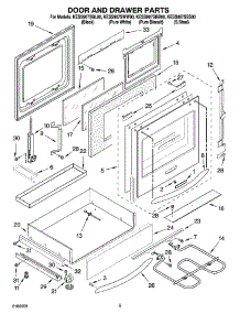 04 - Door And Drawer Parts parts for Kitchenaid Range KESS907SBB00 from AppliancePartsPros.com