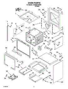 02 - Oven Parts parts for Kitchenaid Range KDSS907SSS00 from AppliancePartsPros.com