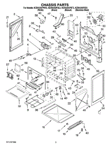 03 - Chassis Parts parts for Kitchenaid Range KERA205PSS5 from AppliancePartsPros.com