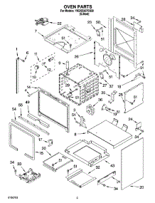 02 - Oven Parts parts for Whirlpool Range YKDSS907SS00 from AppliancePartsPros.com