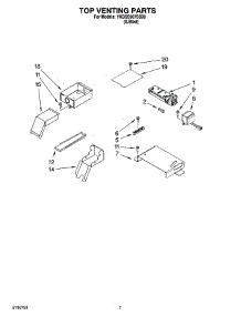 04 - Top Venting Parts parts for Whirlpool Range YKDSS907SS00 from AppliancePartsPros.com