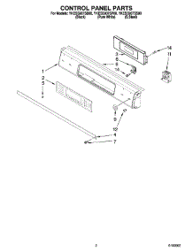 02 - Control Panel Parts parts for Whirlpool Range YKESS907SB00 from AppliancePartsPros.com
