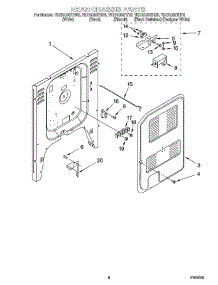 05 - Rear Chassis Parts parts for Whirlpool Range YKERC607HW5 from AppliancePartsPros.com