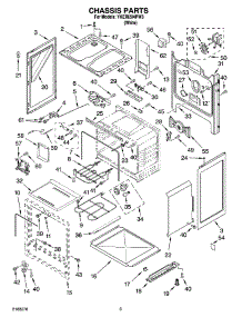 03 - Chassis Parts parts for Whirlpool Range YKERI204PW3 from AppliancePartsPros.com