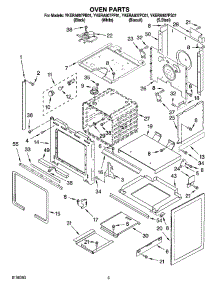 03 - Oven Parts parts for Whirlpool Range YKERA807PB01 from AppliancePartsPros.com
