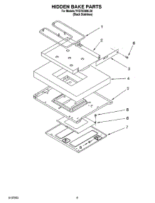 07 - Hidden Bake Parts, Miscellaneous Parts parts for Whirlpool Range YKERC508LS0 from AppliancePartsPros.com