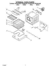 05 - Internal Oven Parts parts for Whirlpool Range YKERA807PB00 from AppliancePartsPros.com