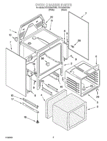 04 - Oven Chassis Parts parts for Whirlpool Range YKERS507HB0 from AppliancePartsPros.com