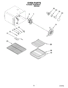 07 - Oven Parts parts for Whirlpool Range YKGRC608LS0 from AppliancePartsPros.com