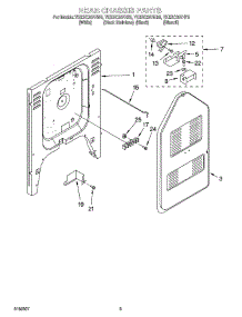06 - Rear Chassis Parts parts for Whirlpool Range YKESC307HS5 from AppliancePartsPros.com