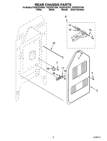 06 - Rear Chassis Parts parts for Whirlpool Range YKERC507HW4 from AppliancePartsPros.com