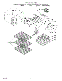 05 - Oven Parts parts for Whirlpool Range YKERC507HS3 from AppliancePartsPros.com
