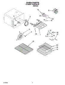 05 - Oven Parts parts for Whirlpool Range YKESC308LS0 from AppliancePartsPros.com